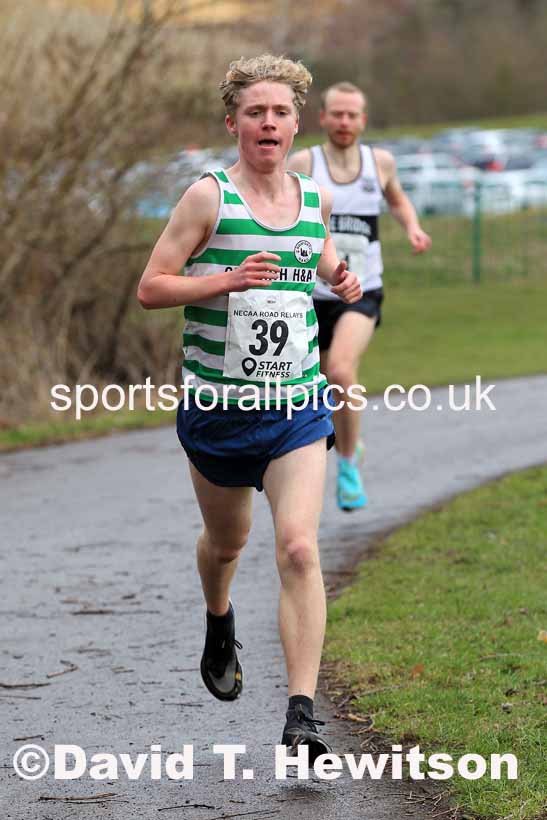 Senior Men and Veterans (Over 40s), 2023 NECAA Royal Signals Relays, Hetton le Hole, County Durham. Photo: David T. Hewitson/Sports for All Pics